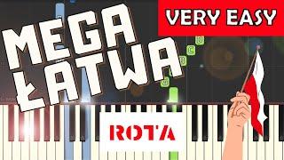  Rota - Piano Tutorial (MEGA ŁATWA wersja)  NUTY W OPISIE 