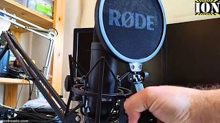 Rode NT1 AI-1 studio kit setup first use