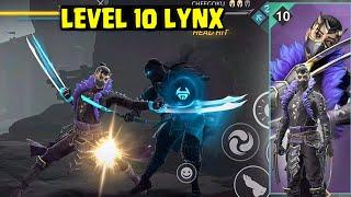 Shadow fight arena - level 10 LYNX is the new best character OMG