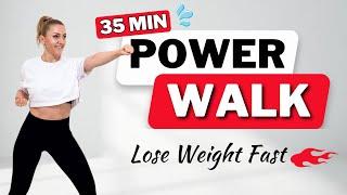 35 Min POWER WALKSUPERCHARGED WALKING WORKOUT for WEIGHT LOSSKNEE FRIENDLYFULL BODY BURN