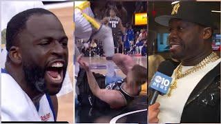 50 Cent Says Draymond Green Told Him This After Stepping On Domantas Sabonis In Game 2 Loss Vs Kings