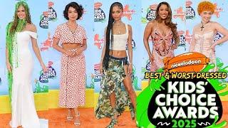 TOP 10 BEST & WORST DRESSED AT THE KIDS CHOICE AWARDS 2025!