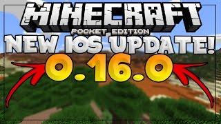 NEW MCPE 0.16.0 UPDATE RELEASED!! - New Update for iOS - Minecraft PE (Pocket Edition)