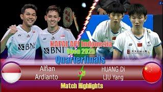 Alfian-Ardianto (INA) [6] vs Huang-Liu (CHN) KAPAL API Indonesia Open 2025 QF Highlights