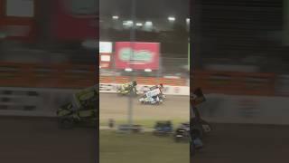 Brenham Crouch makes incredible 3 wide move to advance into High Limit A-main at TMS dirt track