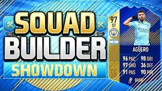 FIFA 18 SQUAD BUILDER SHOWDOWN!!! TEAM OF THE SEASON AGUERO!!!