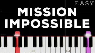 Mission Impossible Theme | EASY Piano Tutorial