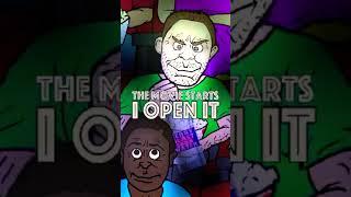 @TheKristianHarloff sprays movie patron in the face at the theater #animatedshorts