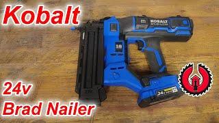 Kobalt 24v Brad Nailer  