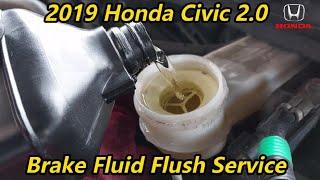 2019 Honda Civic 2.0 - Brake Fluid Flush Service