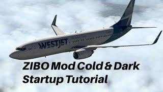 X-Plane 11 Tutorial - ZIBO Mod Startup from Cold & Dark (2018) | Quick & Easy