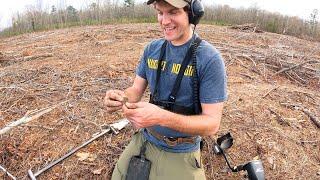 Cut Forest Reveals Old Homestead Full of Relics! (Metal Detecting)