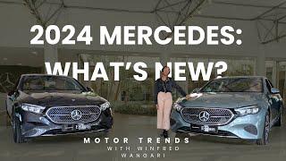 MOTOR TRENDS NEWS - GET AN EXCLUSIVE LOOK AT THE 2024 MERCEDES C180, E200 & E300.