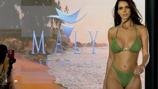 Maly Swimwear Incredible Models walk at Art Basel Miami 2024 in 4K | Fusion Fashion Events