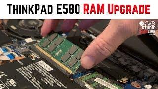 How to upgrade RAM - Lenovo ThinkPad E580