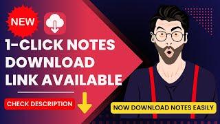 Download Notes and Codes of Tutorial in 1-Click || Datacode with Sharad