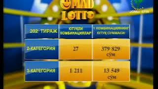 Omad lotto 202 tiraj | Омад лотто 202 тираж 24 08 2014