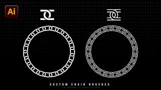 Custom Chain Brushes in Illustrator | CHAIN BRUSH | Adobe Illustrator