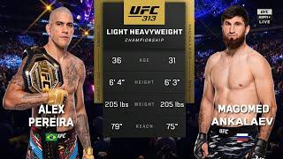 UFC 313: Alex Pereira vs Magomed Ankalaev Full Fight