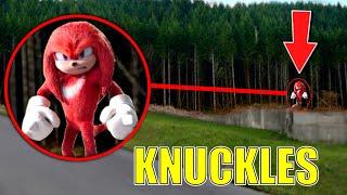 Drone Catches KNUCKLES From SONIC THE HEDGEHOG IN REAL LIFE!!
