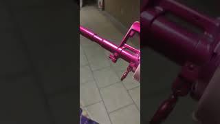 G&G Combat machine Female Fatale Pink AEG Testing