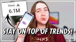 How to Stay on Top of TRENDS on YouTube! | Find Trending Topics for YouTube