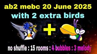 Angry birds 2 mighty eagle bootcamp Mebc 20 june 2025  with 2 extra birds silver+hal #ab2 mebc today