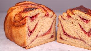 How to Make a Peanut Butter & Jam Babka