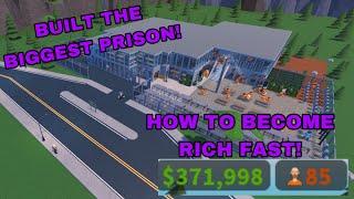 I BUILT THE BIGGEST PRISON AND REACHED MAX PRISONERS! - My Prison (Roblox)