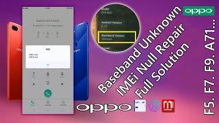 New - Oppo F9 Baseband Unknown IMEi Null Repair Full Solution