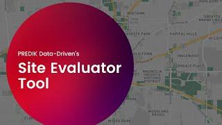 Site Evaluator by PREDIK Data-Driven #locationintelligence #location #siteselection