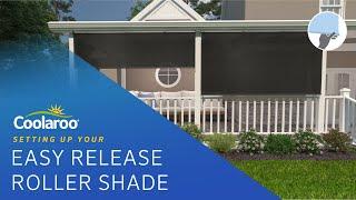 How to Set Up Your Coolaroo Easy Release Outdoor Roller Shades