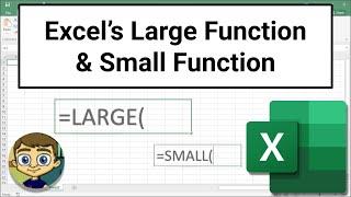 Excel's LARGE Function and SMALL Function