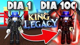 PASSEI 100 DIAS NO ROBLOX KING LEGACY PEGANDO TODAS AS ESPADAS DO JOGO!