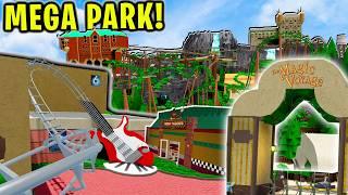 This Theme Park Tycoon 2 MEGA PARK Is AMAZING...