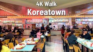 LOS ANGELES Koreatown  Walk 4K 2024