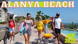 Alanya Coastal Road ! Alanya Beach Tosmur ! Alanya Walking Tour 2022 ! Alanya Antalya Turkey Holiday