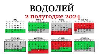 ВОДОЛЕЙ 2 полугодие 2024 г. Таро прогноз - гороскоп июль/ август/сентябрь/октябрь/ноябрь/декабрь