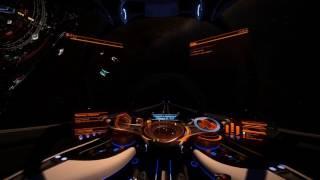 Elite Dangerous стыковка и посадка на станцию.