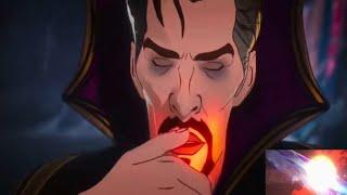 Full Power of Supreme Docter strange. Eating All infinity stone energy blast.