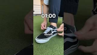 Can You Tie a Shoe Lace in 1 Second?