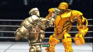 Real Steel-NEW Atom vs RED Midas & GOLDEN ATOM vs GOLDEN ZEUS(ЖИВАЯ СТАЛЬ)-ЗОЛОТЫЕ БОЙЦЫ