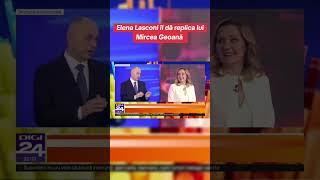 Elena Lasconi ii da replica lui Mircea Geoana #dezbatere #digi24 #alegeri #romania #lasconi #geoana