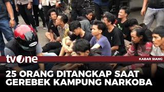 Polisi Grebek Kampung Narkoba di Surabaya, 25 Orang Ditangkap | Kabar Siang tvOne