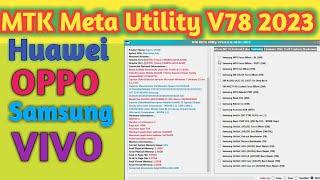 MTK Meta Utility v78 / vivo Game over mtk / Safe format , Rest frp