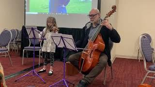 Sylvia Pine Plays Excerpt from Bach's "Musette"