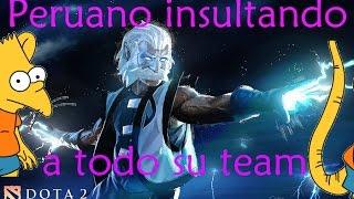 DotA 2 Rage  - Peruano enojado insulta a todo su team