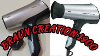 Braun Hair Dryer Creation 1900 | How to Repair Hair Dryer | ASMR Restoration