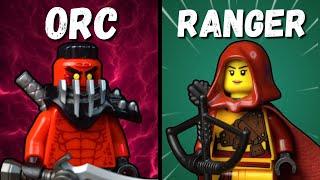 I built 10 Custom Lego Fantasy Minifigures