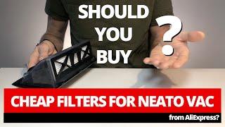 CHEAP Neato Robot Vacuum filters from AliExpress. Should you buy them? Watch and learn! Neato D7